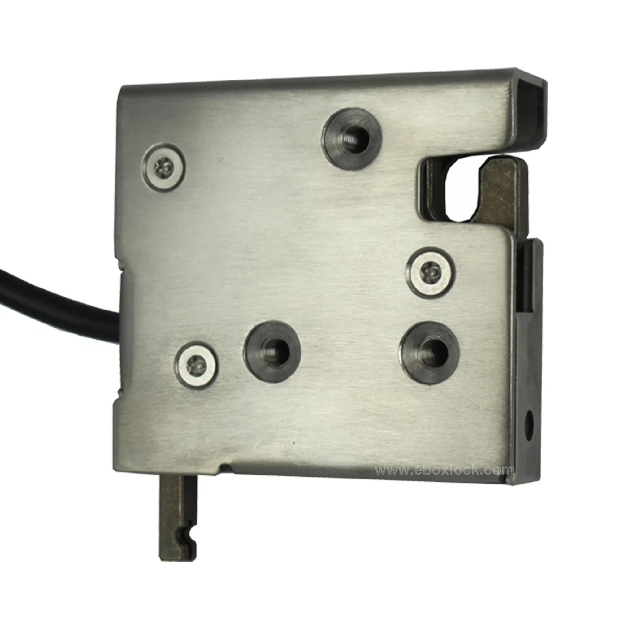 

Stainless Steel Electric Cabinet Lock for Vending Machine with reporting and Manual Override 12VDC/24VDC (MD1220LS-H)