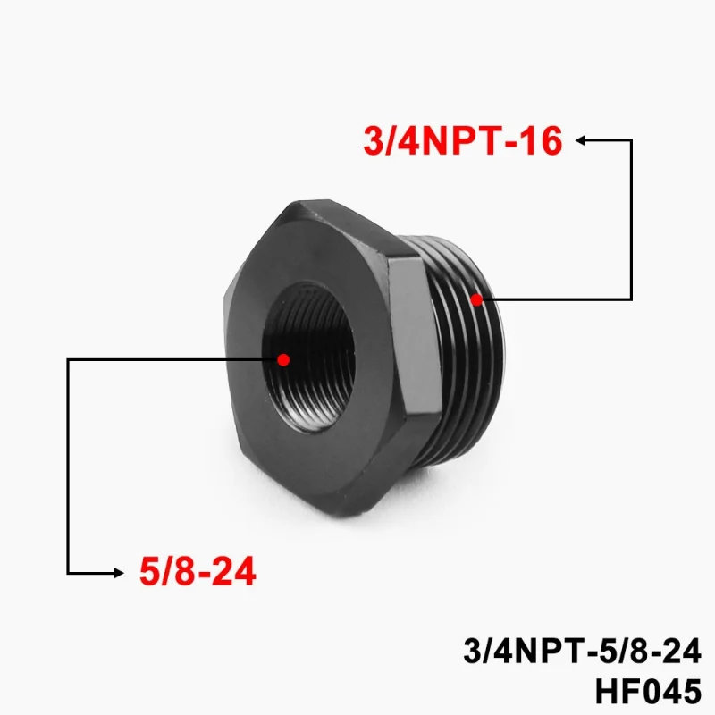 1 шт. алюминиевый сплав автомобильный масляный фильтр Резьбовой Адаптер 1/2-28 или 5/8-24 до 3/4-16 13/16-16 3/4 NPT CZ - Цвет: F