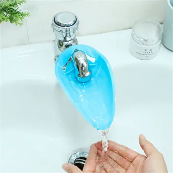

New Arrive Baby Faucet Extender Cute Shape Baby Kids Hand Washing Sink Gift Silicone Faucet Extender