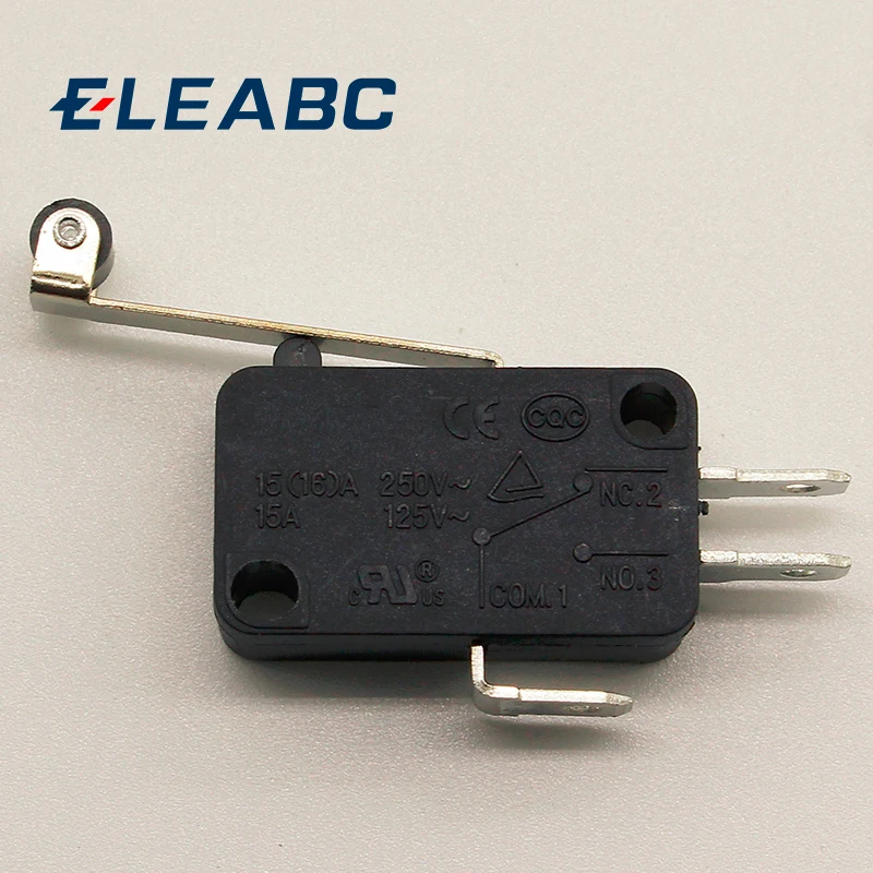 

10Pcs/lot New Micro Roller Long Handle Lever Arm Normally Open Close Limit Switch