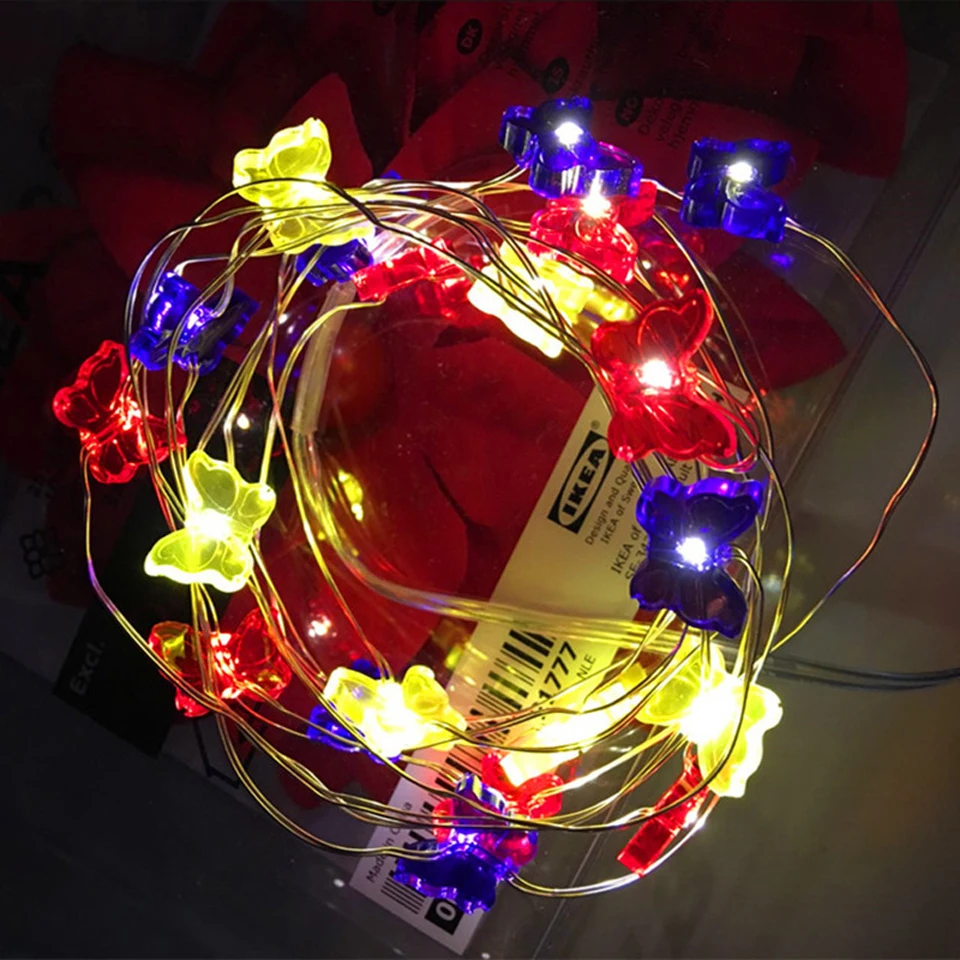 Xsky luces led decoracion led hadas luces de alambre de cobre Cadena de luz para Navidad fiesta de cumpleaños de la boda decoración del hogar batería Xsky luces led decoracion led hadas luces de alambre de cobre Cadena de luz para Navidad fiesta de cumpleaños de la boda decoración del hogar batería