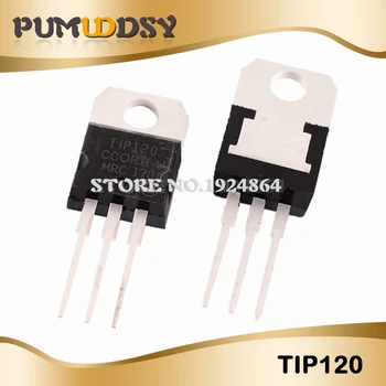 

100PCS TIP120 TO220 TIP120 TO-220 new IC free shipping