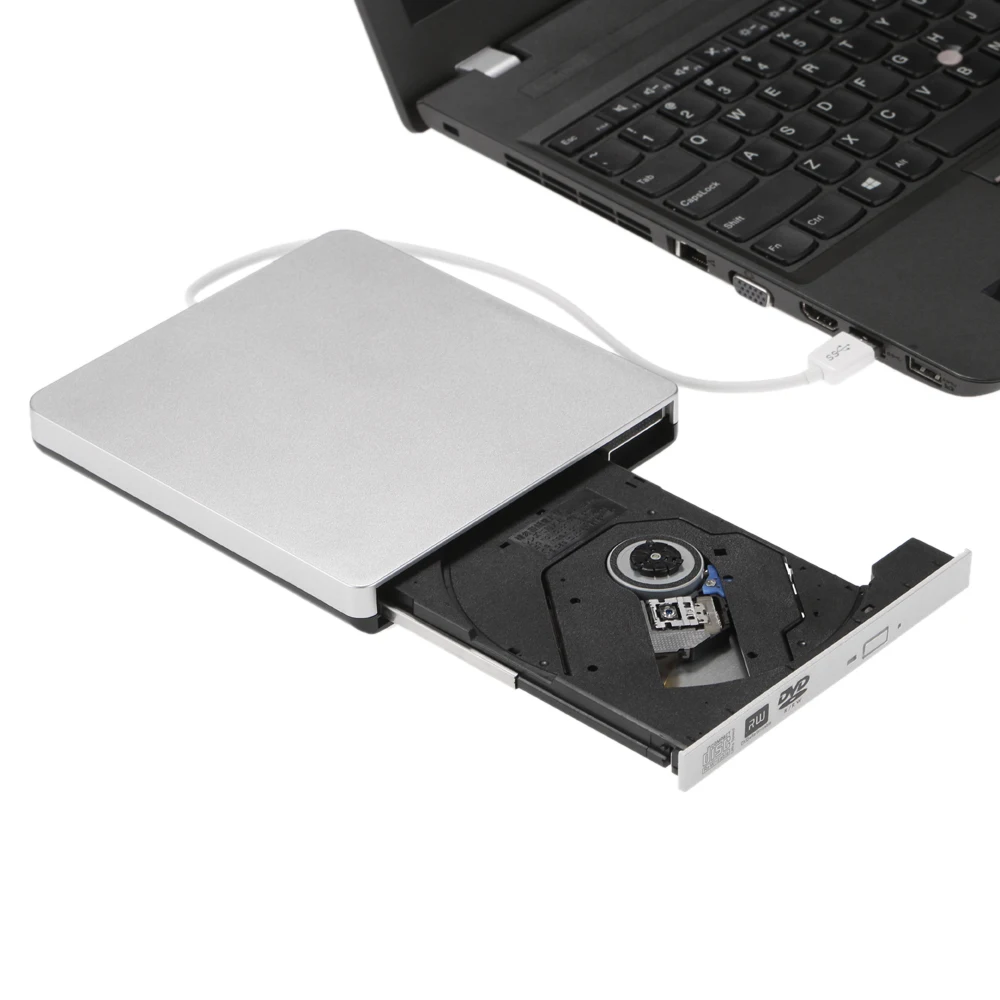 USB 3 0 портативный ультра тонкий внешний CD RW DVD ROM проигрыватель диск писатель для