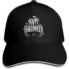 Бейсболка Счастливый Хэллоуин папа шляпа остроконечные плоские Дальнобойщик шляпы регулируемые для мужчин женщин(1