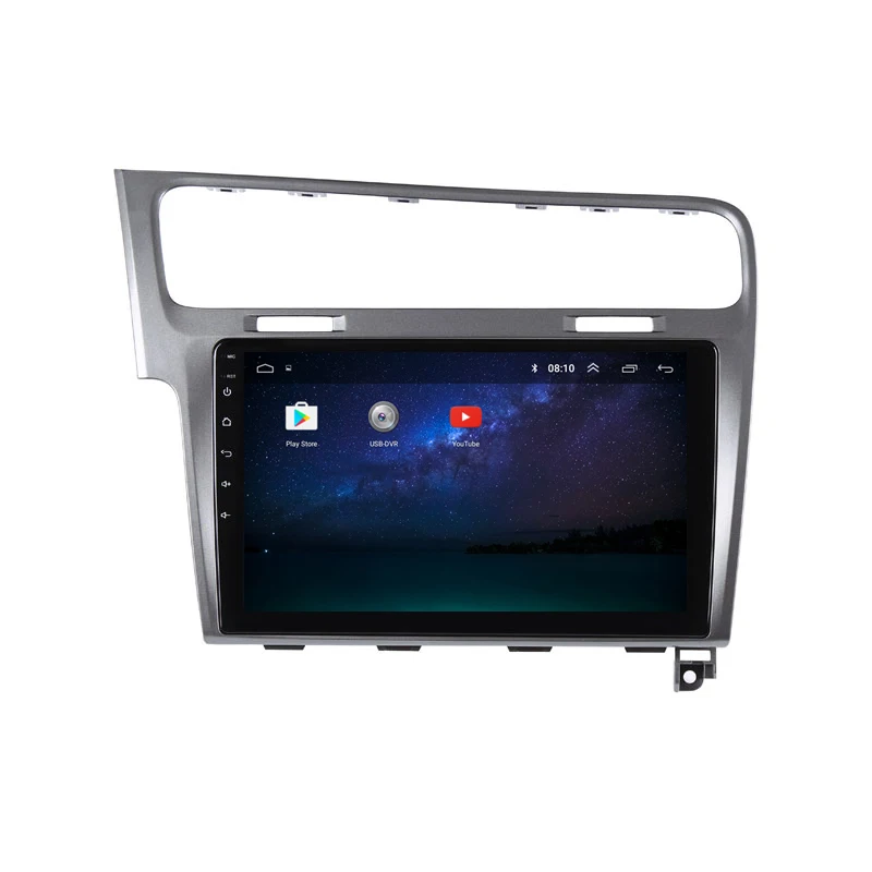 Top 10" 2.5D IPS Android 8.1 Car DVD Multimedia Player GPS For  Volkswagen VW Golf 7 2013 2014 2015 audio radio stereo navigaton 2