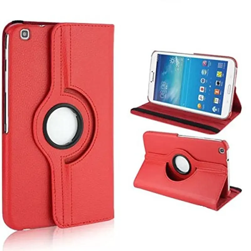 

360 Rotating PU Leather Case for Samsung Galaxy Tab 3 8.0 T310 Cover Stand Function Tab3 8.0 SM-T310 SM-T311 Tablet Case Cover