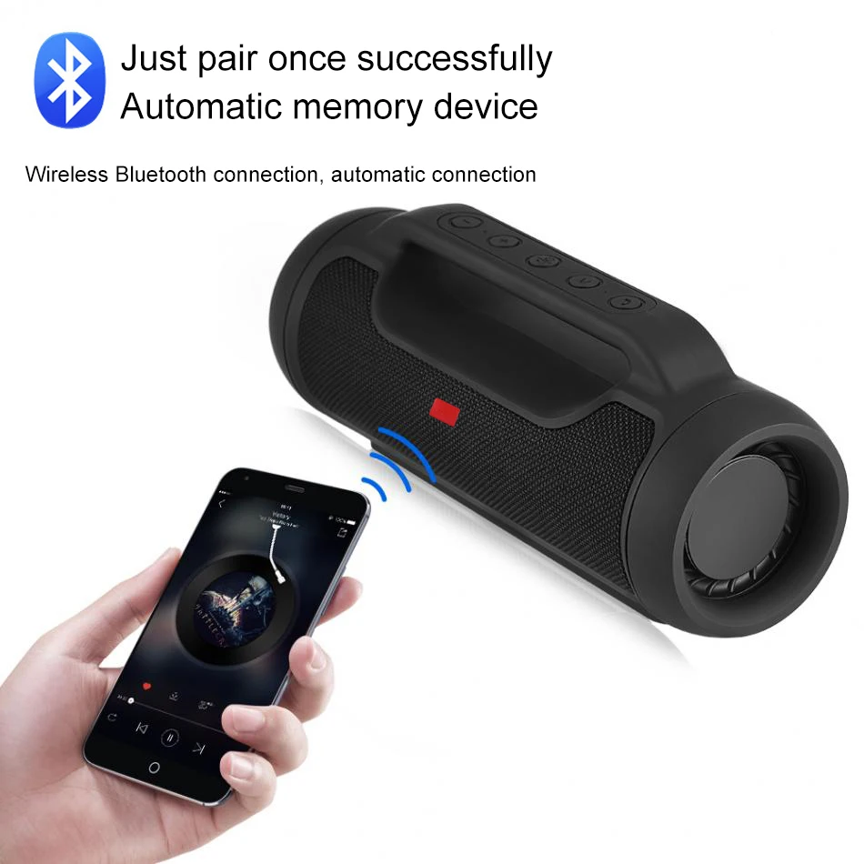 

VITOG Bluetooth Waterproof Portable Speaker Computer Speakers with Mic Support TF Card Subwoofer outdoor Speaker for Home Party