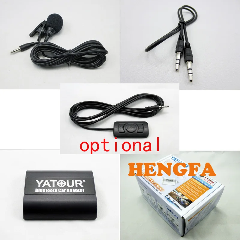 Yatour BTA Bluetooth громкой связи смартфон A2DP автомобильные комплекты для Renault VDO/Blaupunkt quadlock 12pin fakra 2009