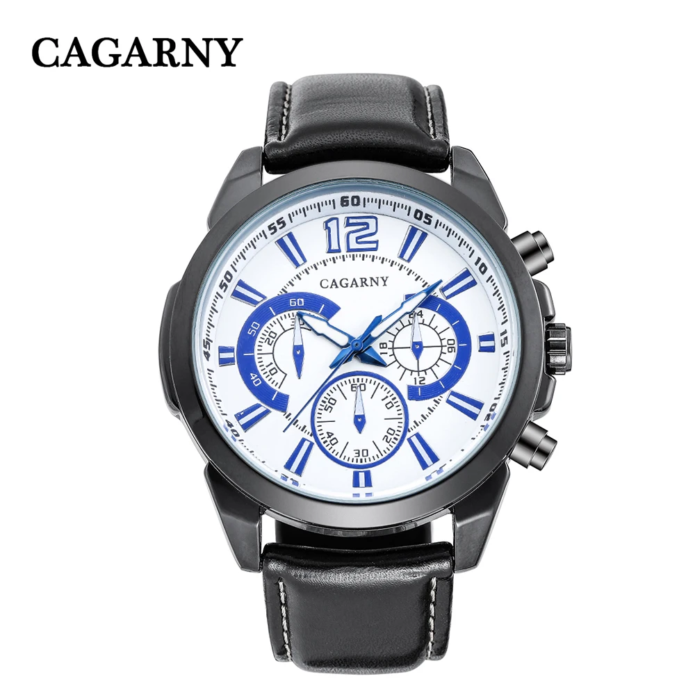 free shipping quartz wristwatches leather strap sports watches casual mens wrist watch black case (7)