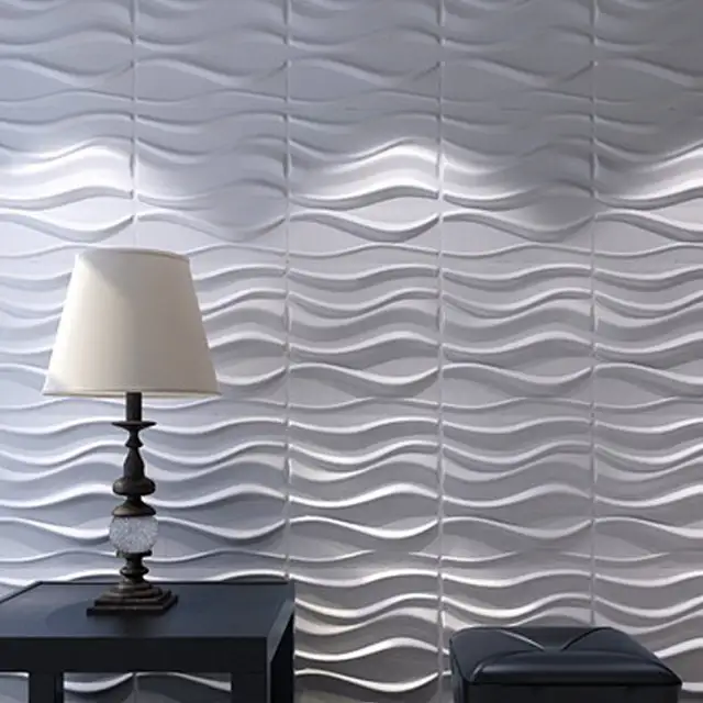 Online Wall Panels Plant Fiber White For Interior Decor 12 Wall Panels Plant Fiber White For Interior Decor 12 Pcs 32 Sq Ft