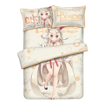 

4Pcs/set Anime Ryuoh no Oshigoto Bedding Set With Pillow Cases Bed Sheet Duvet Cover Set for chilidren 1.2M/1.5M Bed Last period
