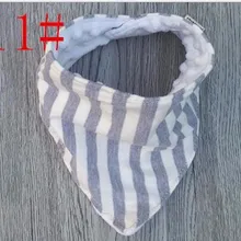 Супер хлопковая бандана детские нагрудники для детей Babador слюнявчик синий морской шеврон полосы фиолетовый деним сплошной нагрудник