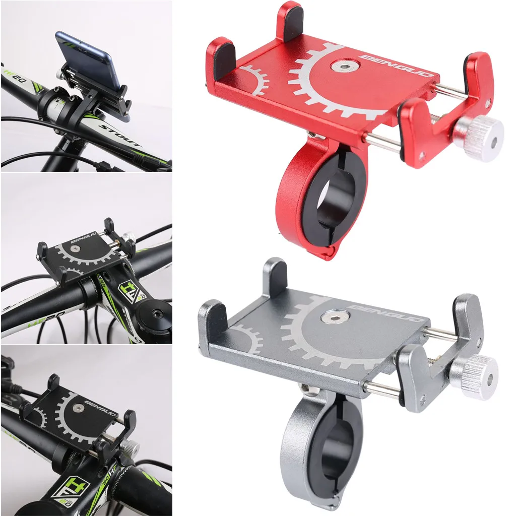 

Aluminum Alloy Bicycle Mobile Phone Seat Navigation Anti-shake Mountain Bike Road Bike Motorcycle Mobile Phone Holder #0605