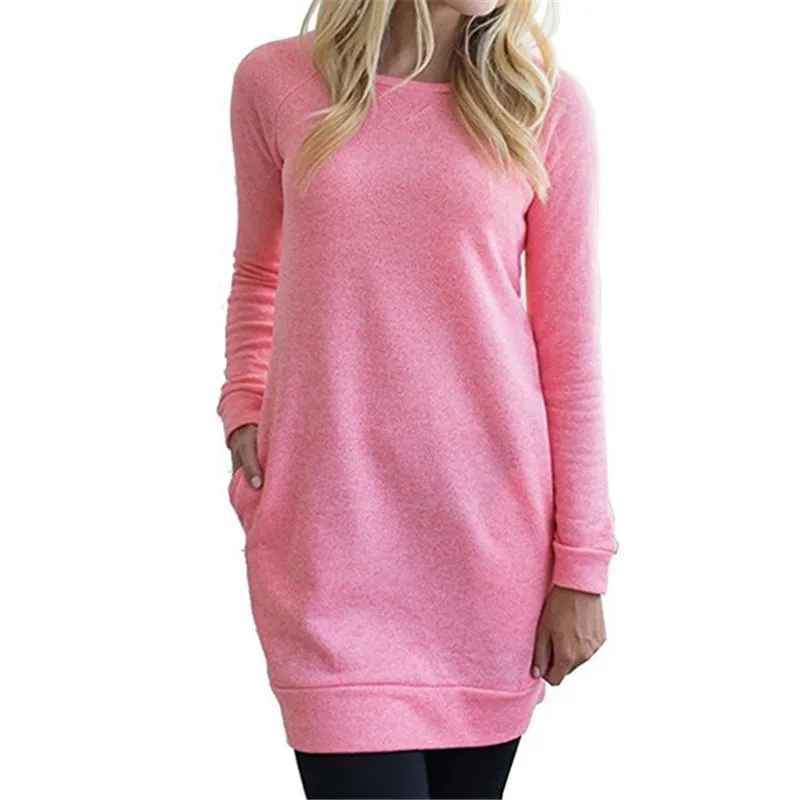 

Women Sweatshirt Hoodies Cotton Long Sleeve O-Neck Casual Women Tops Autumn Spring Women Pullovers Sweatshirt Sudaderas Mujer