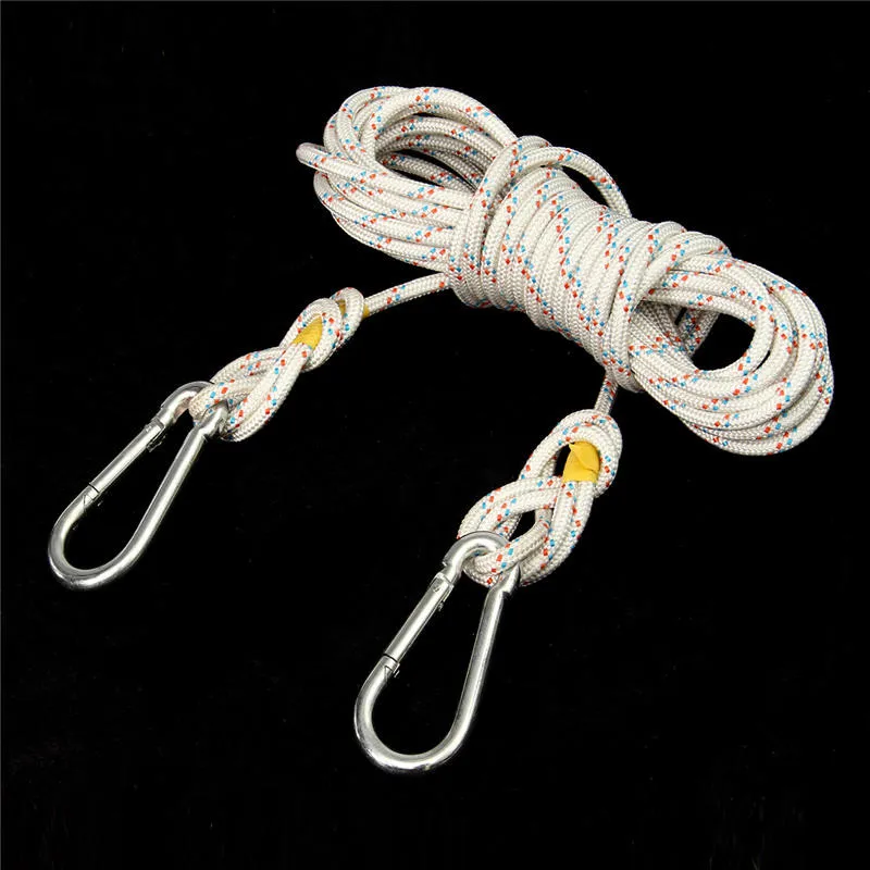 מוצר 10M High Strength Professional Steel Wire Safety Rope 8mm