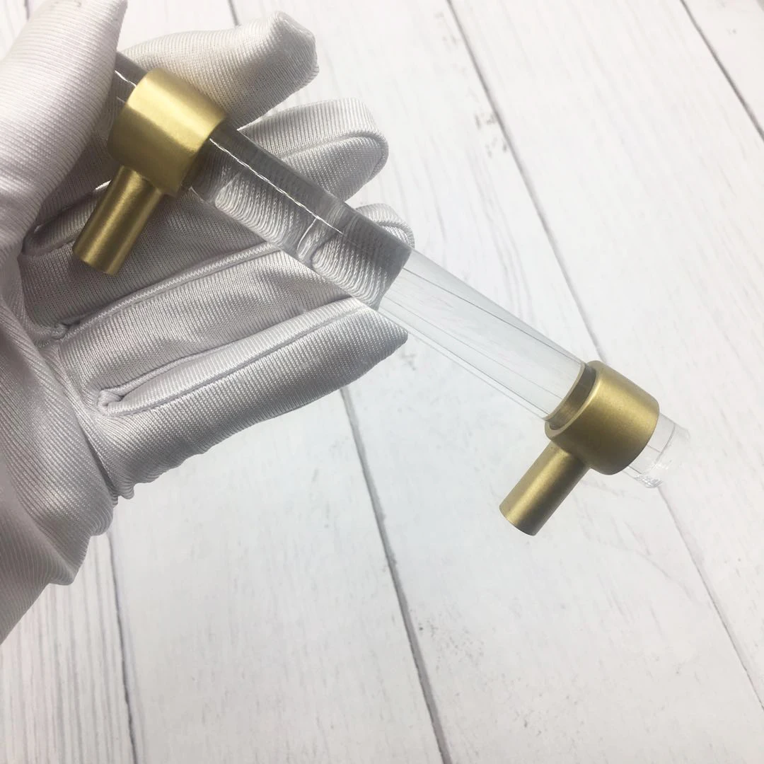 

Wholesale variety size acrylic Handle and knob for Drawer/Cabinet/ Wardrobe/ furniture Long T Handle Pull