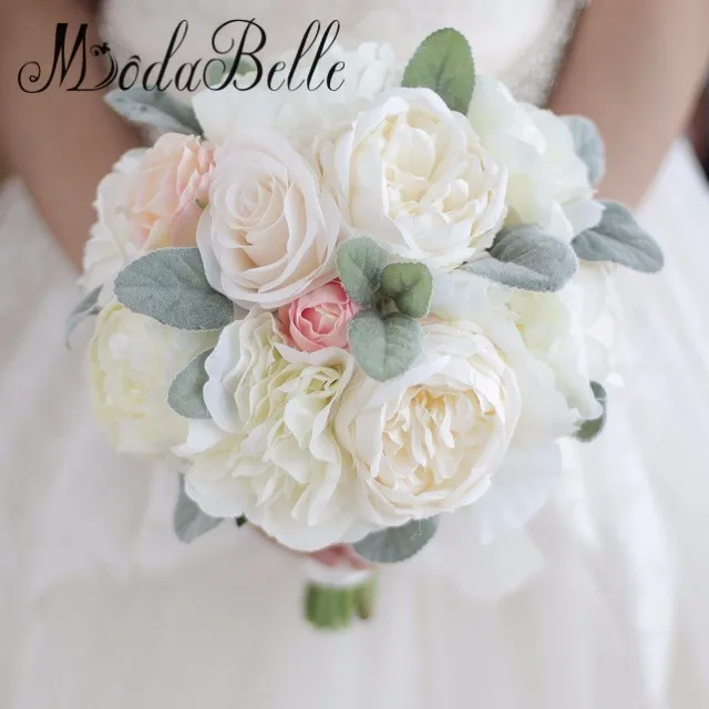 Peony-Bouquet-Ivory-pink-rose-Bouquet-Blush-Peony-Bouquet-Silk-white-Peony-Bouquet-Wedding-Bride-Brida.jpg_640x640_