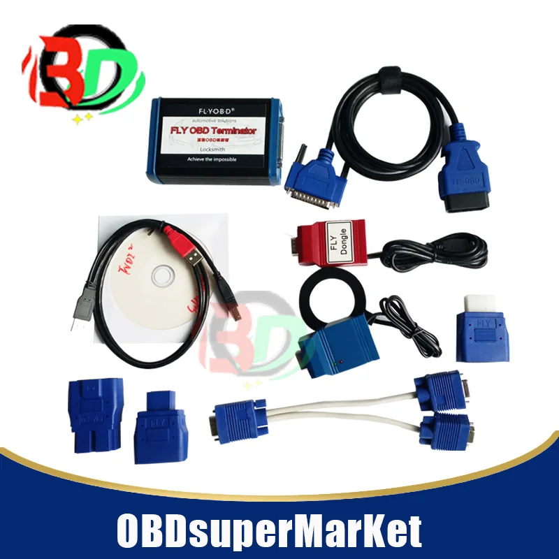 

Fly OBD Terminator Full Version Free Update Online with Free J2534 Softwares with fast shipping