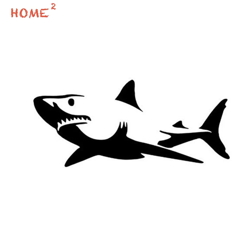 20*9cm Car Styling Shark Glue Stickers Auto Decorative