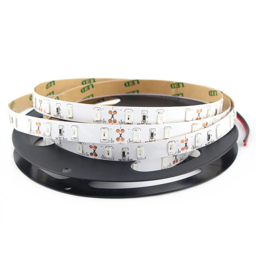 #cheap DC 12V LED Strip SMD 5630 Not Waterproof DC 12V 60LEDs m Warm White 5m LED Strip Flexible Light Tape Lamp Home Diode Ribbon
