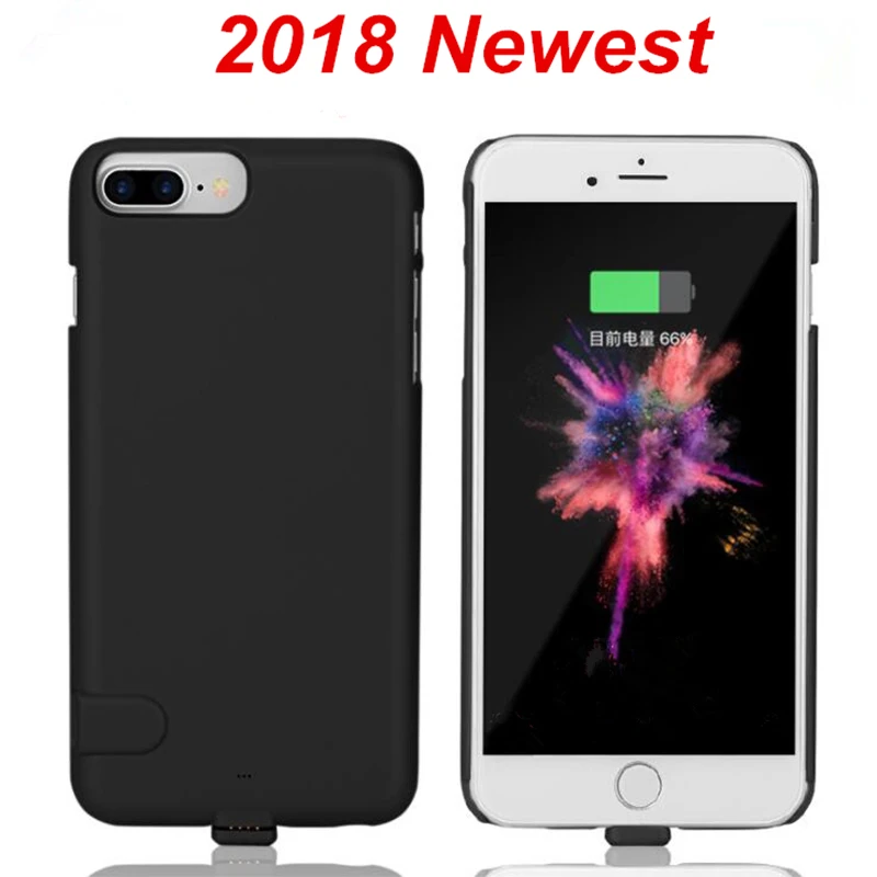 2018 ультратонкая батарея Зарядка чехол для iPhone 6 6s 7 Батарея Чехол Smart Apple Plus