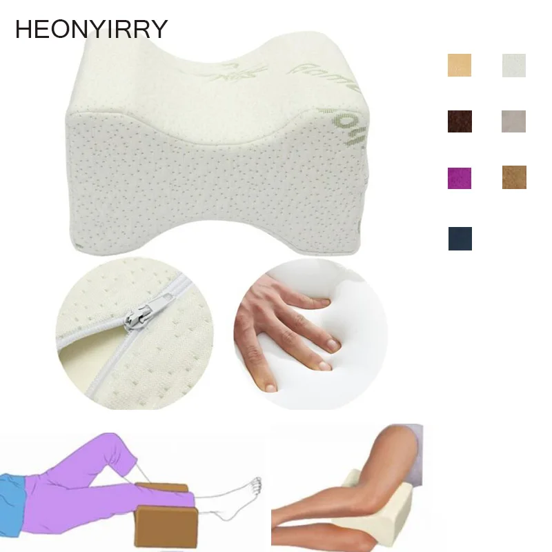 

Knee Leg Pregnancy Pillow Travel Pillow Almohadas Memory Foam Wedge Leg Cushion Sciatic Nerve Pain Relief Body Sleeping Pillow
