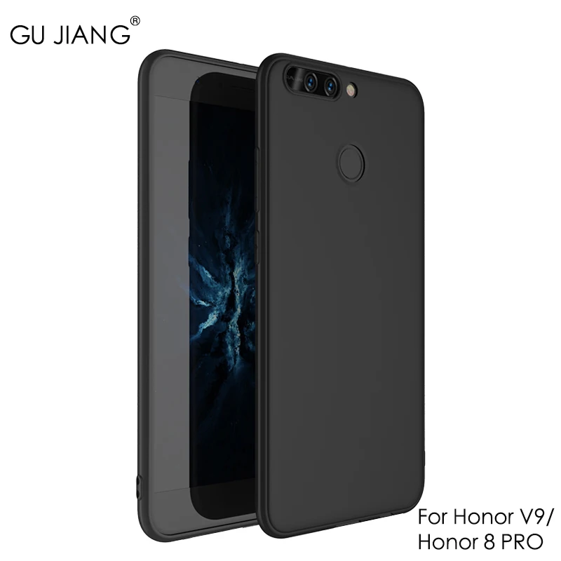 

GU JIANG Full Cover Soft Silicone Phone Bag for Huawei Honor V9 / Honor 8 Pro Slight Matte Anti-fingerprint Protector Case Shell