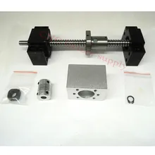 SFU1204 комплект: SFU1204 L-400мм C7 проката швп с конца обрабатываемого + 1204 шариковая гайка + гайка корпус + BK/BF10 конец поддержка муфта