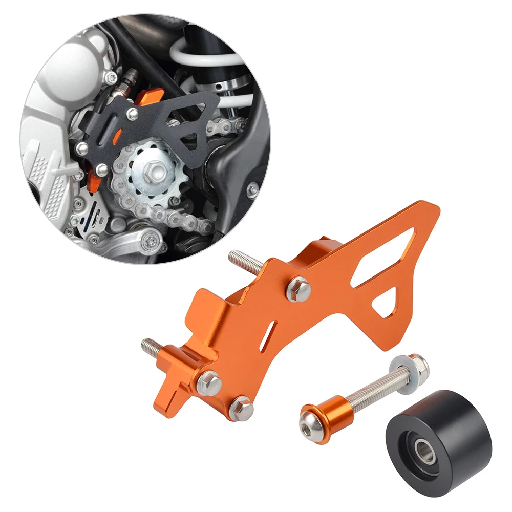 H2CNC Case Saver Sprocket Drive Cover Guard Protector Mounting Bracket Kit For HUSQVARNA TC/TE/TX250/300 FE/FX250/350 17-19 Etc