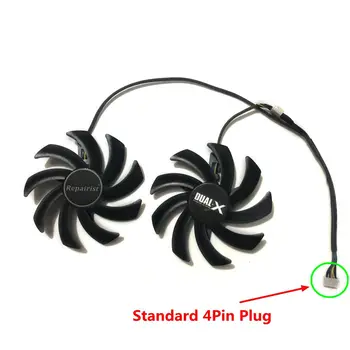 

2pcs/set 85mm 4Pin FDC10H12S9-C Sapphire HD6850 HD6970 HD7870 2G HD7950 HD7970 Graphics Cooler GPU VGA Card Cooling Fan