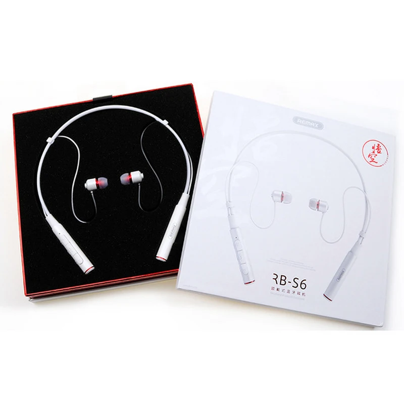 Remax RB-S6 Bluetooth гарнитура спортивные беспроводные наушники для ...