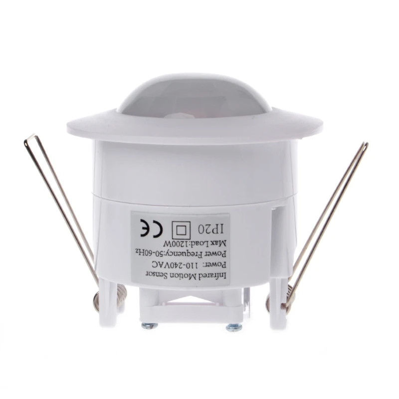 110 240V AC Adjustable Ceiling PIR Infrared Body Motion ...
