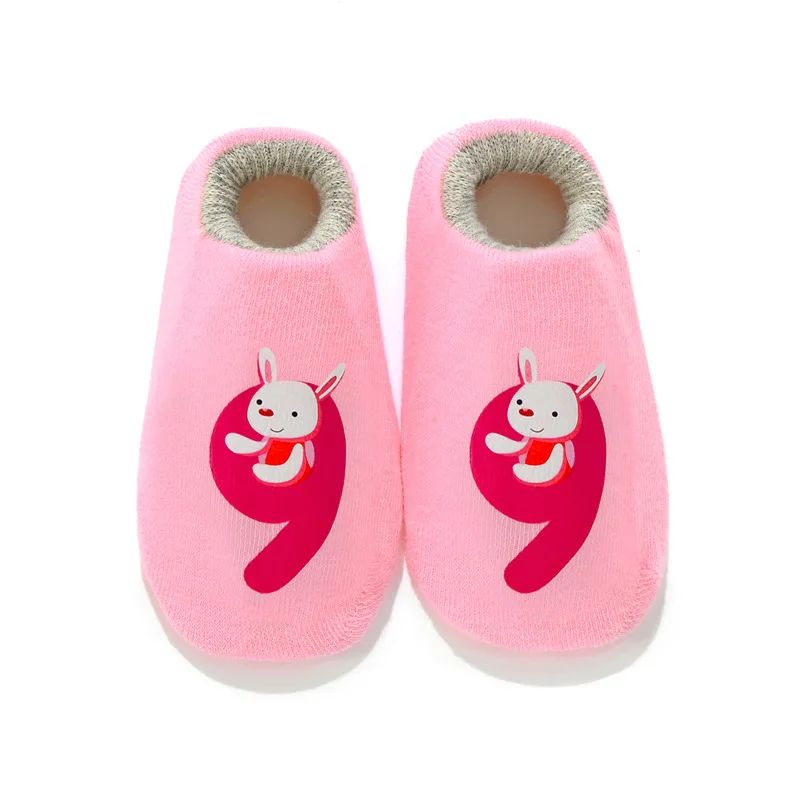 Новые детские носки-тапочки на весну и осень носки-тапочки для малышей корейские носки с героями мультфильмов для маленьких девочек, носки для новорожденных мальчиков