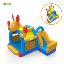 Funny Kids Inflatable Moonwalk Bouncer Trampoline Combo with Slide for Events