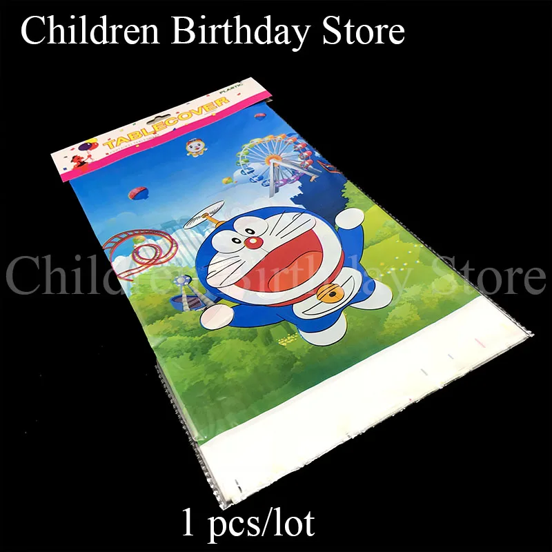1 шт./лот 108 см * 180 Doraemon одноразовые скатерти украшения для дня рождения