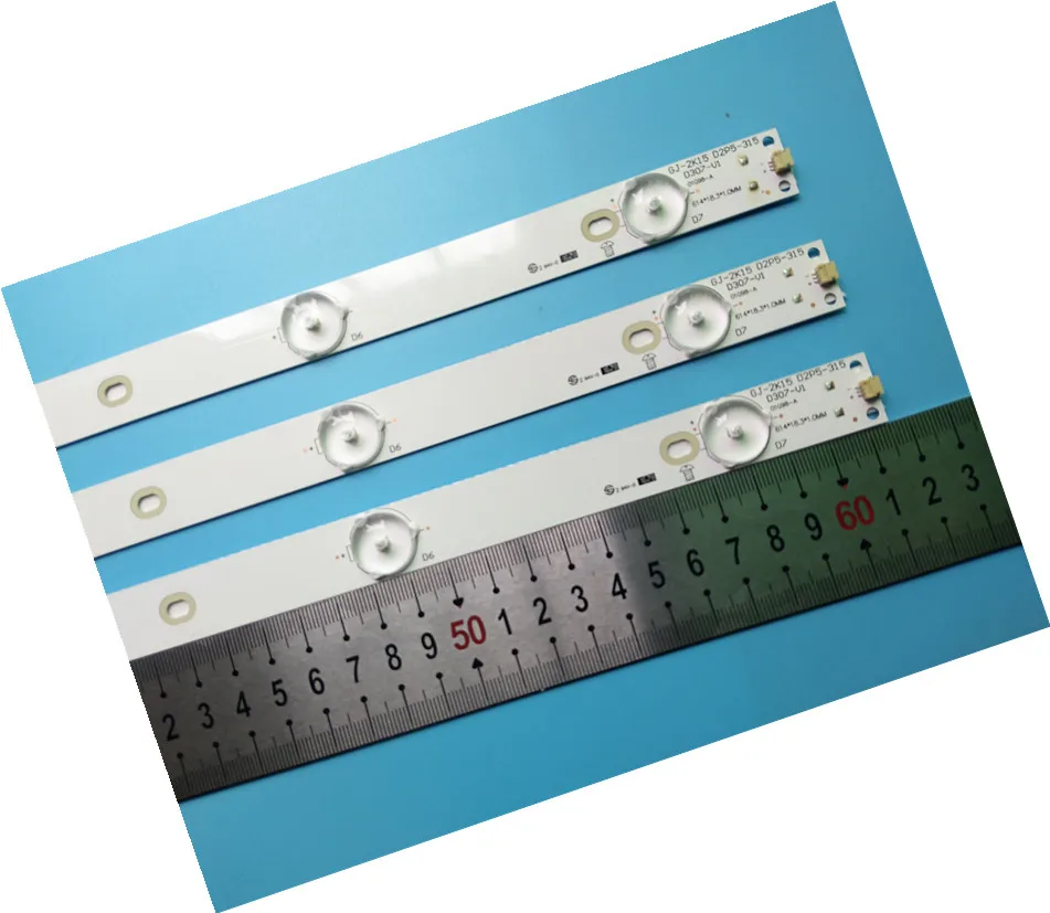 Новый комплект 3 шт. 7LED 615 мм Светодиодная лента для LBM320P0701 FC 2 32PFK4309 TPV TPT315B5 32PHS5301 LB