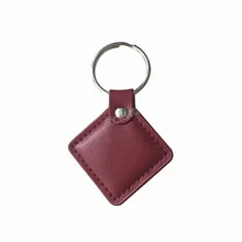 125 кГц натуральная кожа EM4100 TK4100 rfid Близость ID Метки Считываемые rfid брелоки бирки llavero порта Chave карты стикер красный