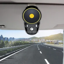 Bluetooth громкой связи автомобильный аудио-шумоподавление беспроводной Авто адаптер громкой связи для мобильного телефона клип на солнцезащитный козырек