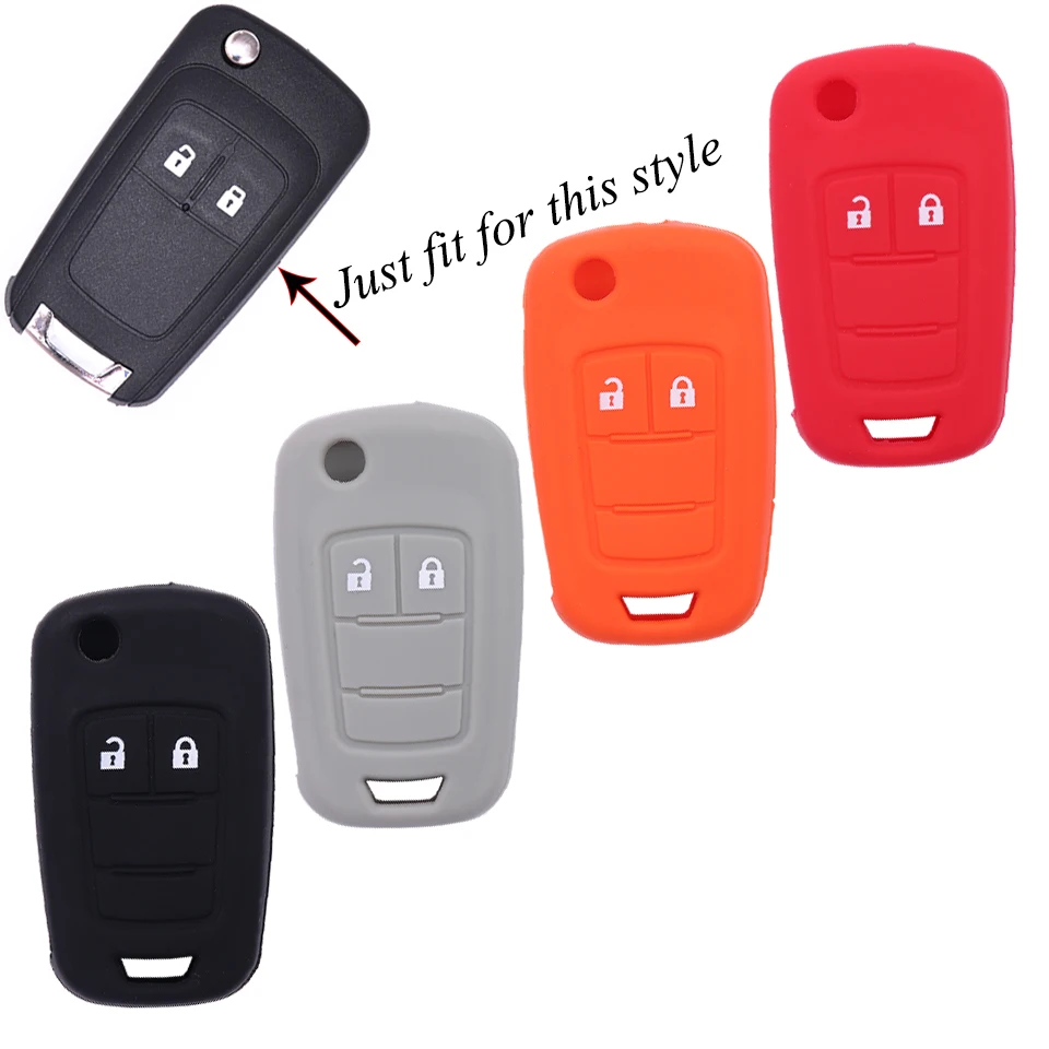 

Silicone Flip Remote Key Cover Case For Buick For Opel Astra J Corsa Zafira Mokka Insignia Cascada Karl Adam Meriva