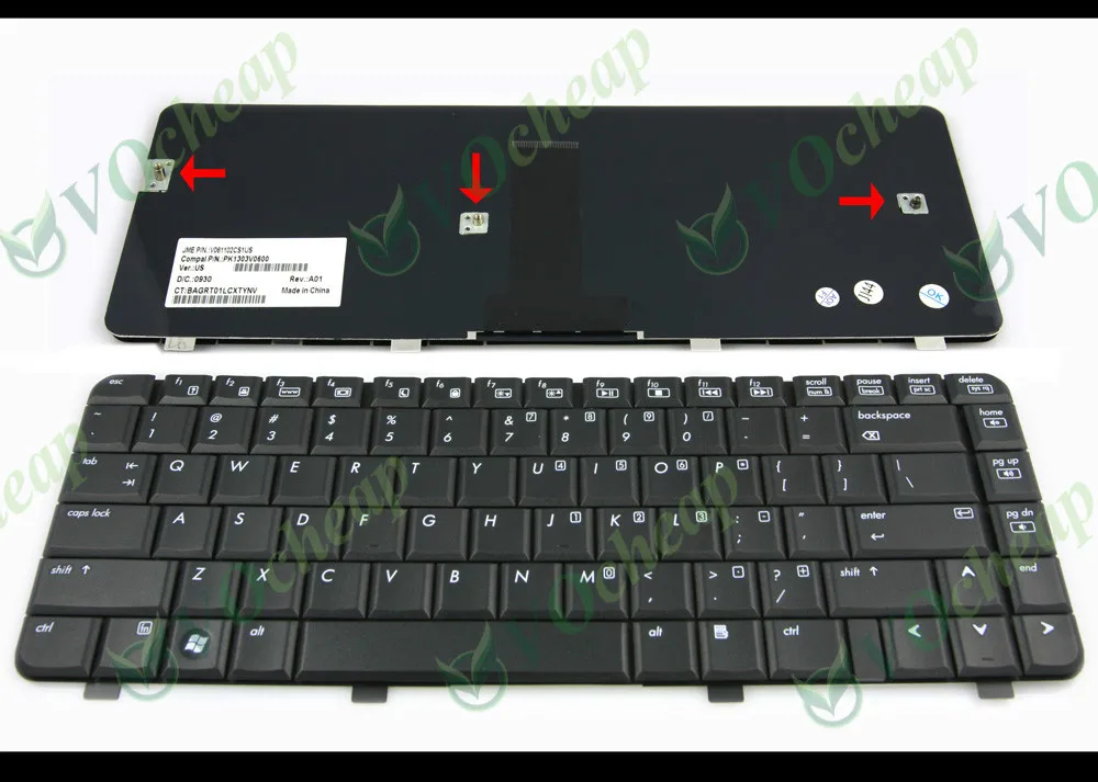New Laptop keyboard for HP Compaq Presario CQ40 CQ41 CQ45 Black US