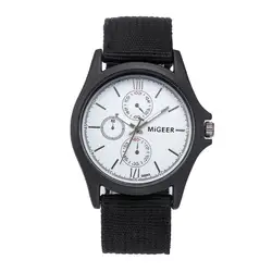 Susenstone классический для мужчин часы наручные нейлон наручные часы с ремешком-сеткой ремешок Кварцевые повседневное часы Relogio Masculino мужской