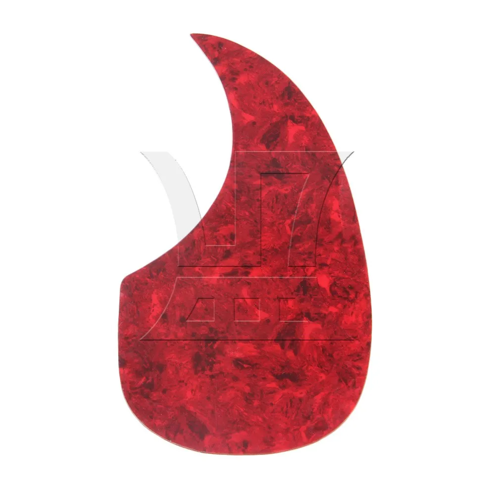 Yibuy новая Акустическая Гитара Pickguard самоклеющаяся красная Comma | Спорт и
