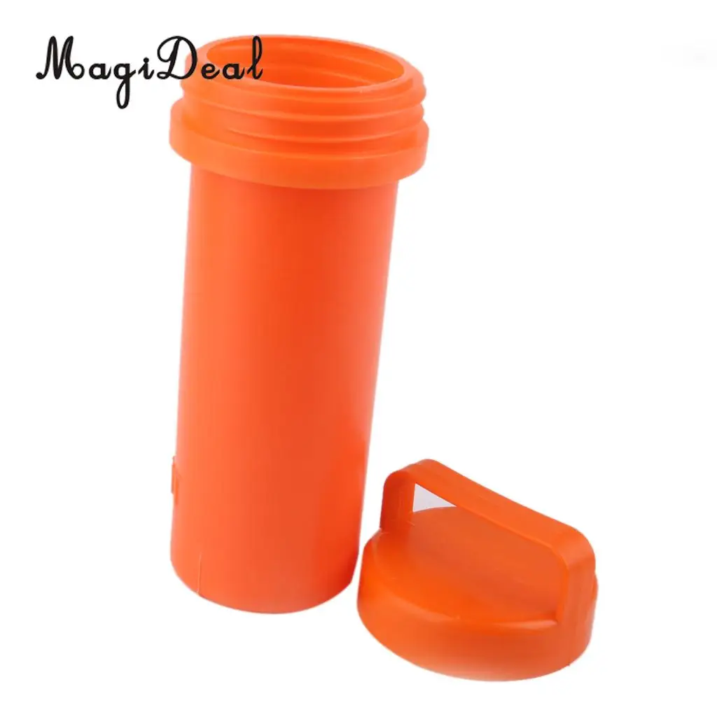 MagiDeal Marine Durable PVC Repair Kit Container Bucket for Kayak Inflatable Rubber Boat Orange Fishing Yatch Dinghy Accessories