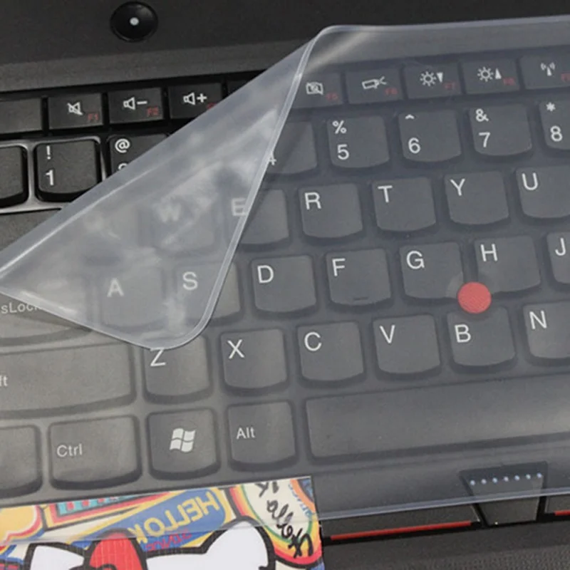 Пылезащитная пленка Силиконовая клавиатура для ноутбука защитная пленка Водонепроницаемая Крышка для ноутбука 12 15 17 дюймов