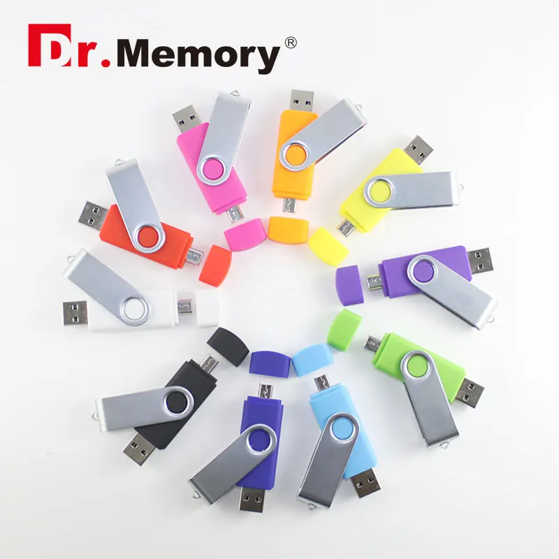 OTG USB флеш накопители 32 Гб металлический накопитель Android 64 карта памяти для