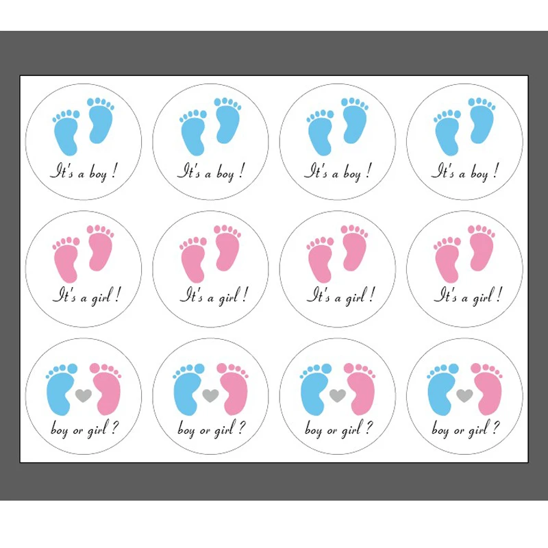 Gender Reveal Party Decoration It S A Boy Girl Label Sticker Baby Shower Happy Birthday Gifts Bag Stickers Boy Or Girl Party Diy Decorations Aliexpress