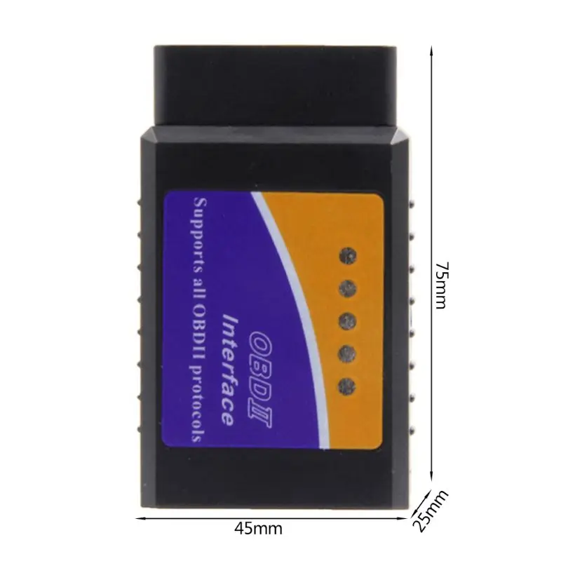 Автомобильный сканер ELM327 V1.5 WIFI Поддержка IOS Android 16pin Obd2 автомобильный