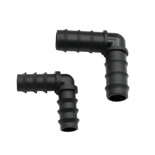 DN16 DN20 90 Angle Elbow Connector Angle Bend Garden Irrigation Fittings Water Pipe Connectors water irrigation system 5 Pcs 5