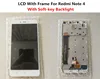 Q&Y QYJOY AAA LCD+Frame For Xiaomi Redmi Note 4 LCD Display With Soft-Key Backlight Screen For Redmi Note 4 Digiziter Aseembly ► Photo 3/5