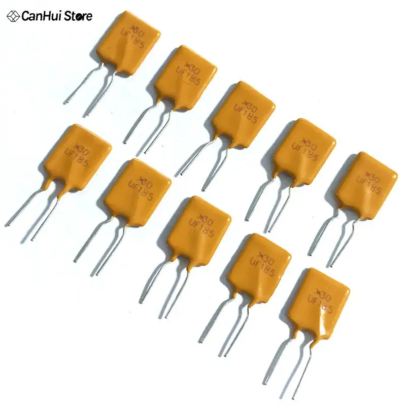10 шт./лот Самовосстанавливающийся Предохранитель RUEF185 UF185 30 V 1.85A PPTC X30 восстанавливаемый предохранитель в корпусе типа dip 1.85A 30 V